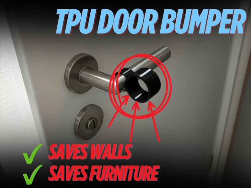 TPU Door Bumper - Easy Slide-On!