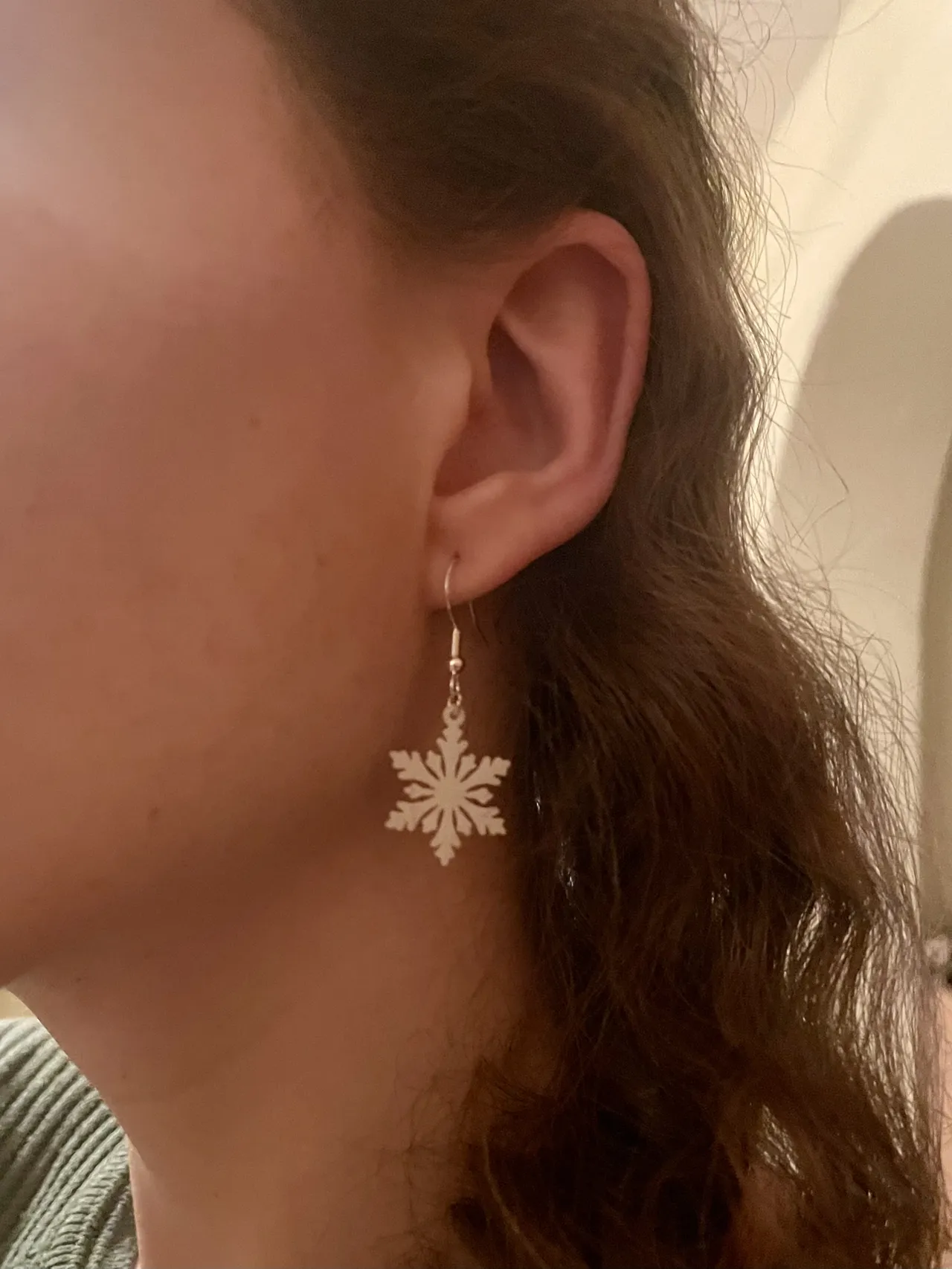 Cute Snowflake Earrings view 3