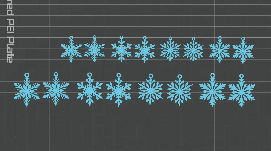 Cute Snowflake Earrings view 2