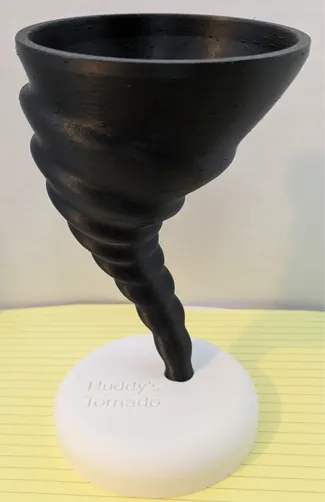 Tornado funnel with base
