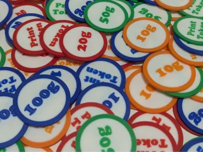 Print Token/Coin (by Weight)