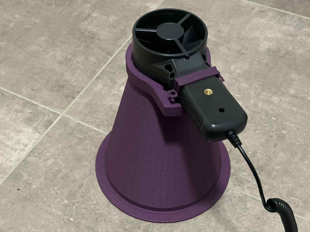 Anemometer attachment