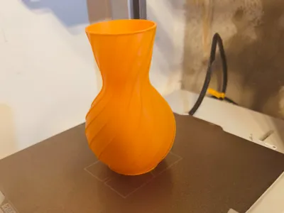Elegant Spiral Vase