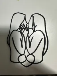 Illustration line art de mariage — photo 2