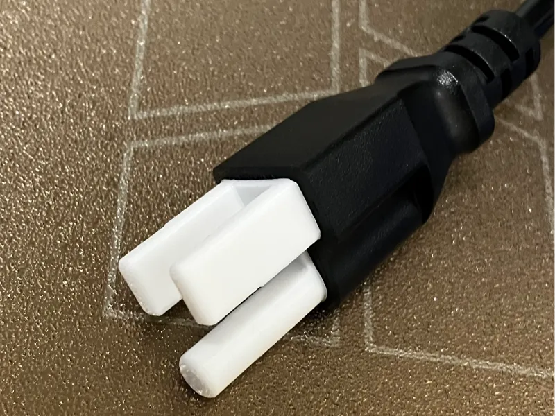 3 Prong Power Cord Protector - Snug Fit