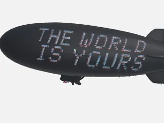 The world is yours Blimp 