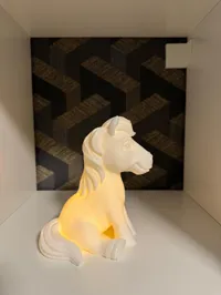 Lampe cheval à bougie chauffe-plat — photo 6