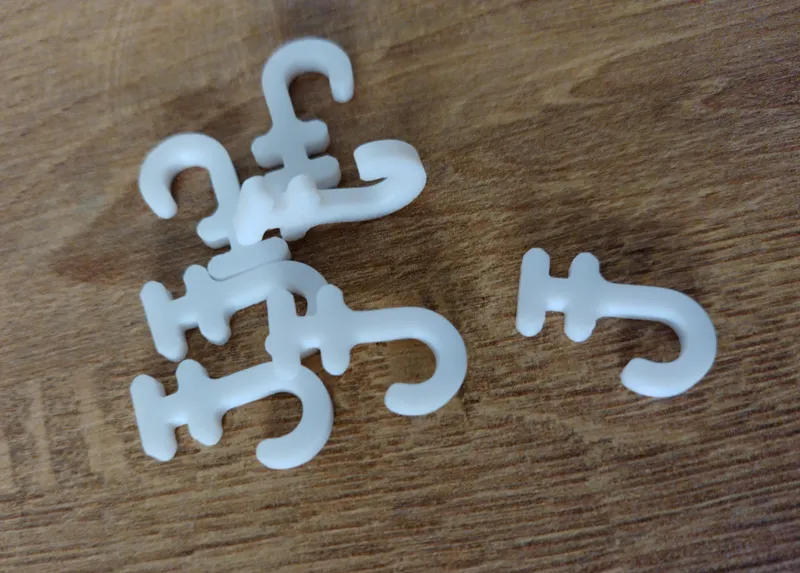 Fairy lights hook for curtain poles for Decoration