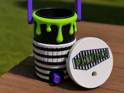 BEETLEJUICE DRIP CAN HOLDER
