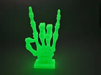 Rock On Bones – Skeleton Hand “Devil Horns” 