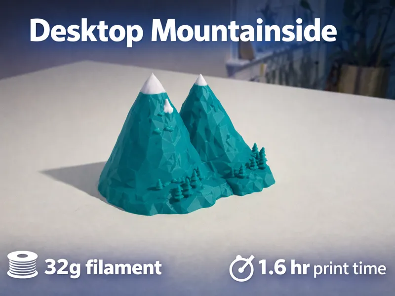 A Desktop Mountainside