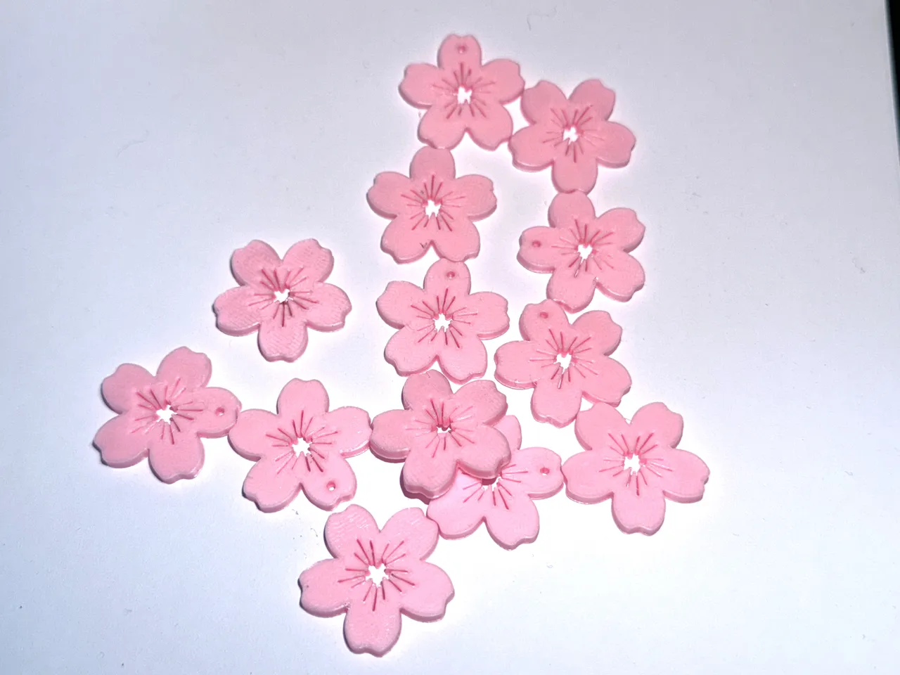 Another Sakura Cherry Blossom, Earrings & keychain view 3