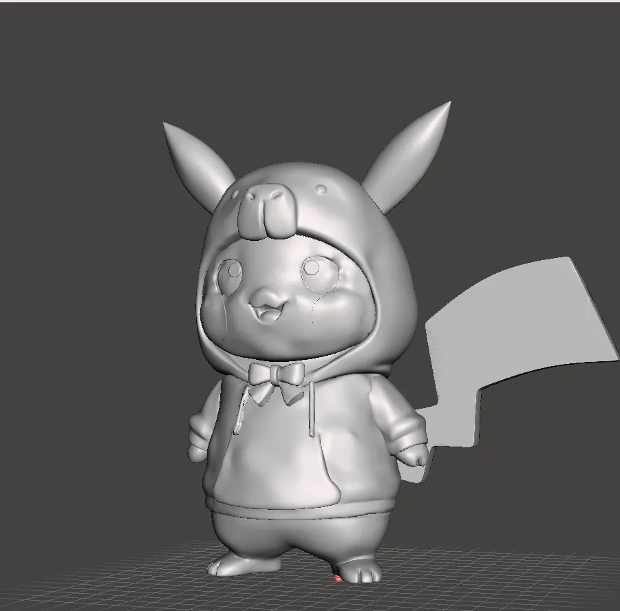 【Disassembled】CapiChu--Capybara Pikachu! - Free 3D Print Model - MakerWorld