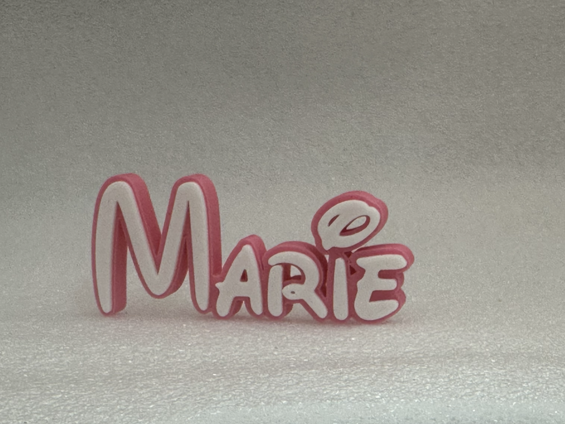Disney Theme 3D Name Decor Sign Marie