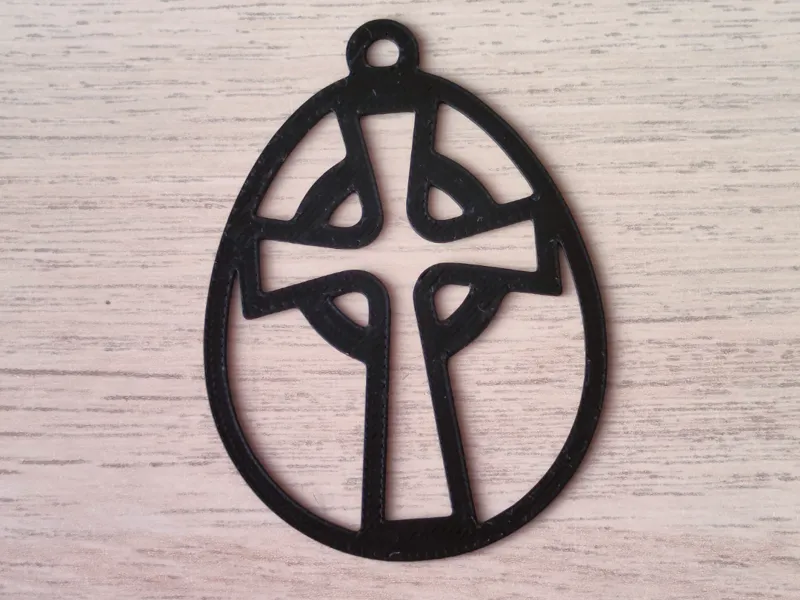 Easter Ornament - Ornamental Cross Pendant