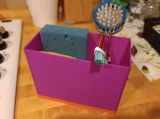 Sponge Holder with water recovery tray