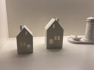 Teelicht Haus Deko