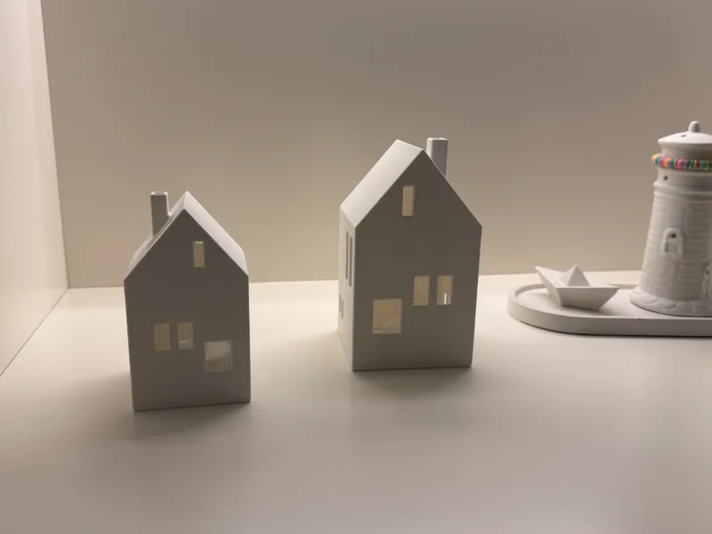 Teelicht Haus Deko