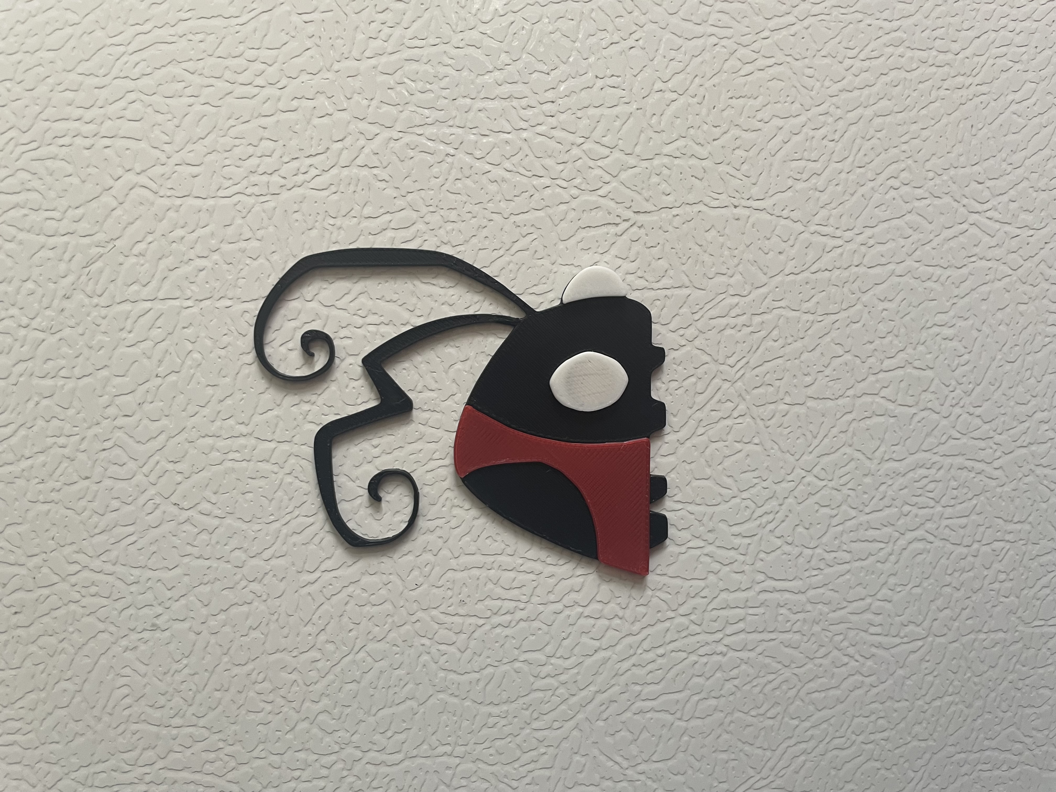 Miniatura 2 do modelo 3D Ladybug fridge magnet