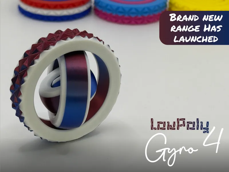 Gyro4 LowPoly Fidget Spinner