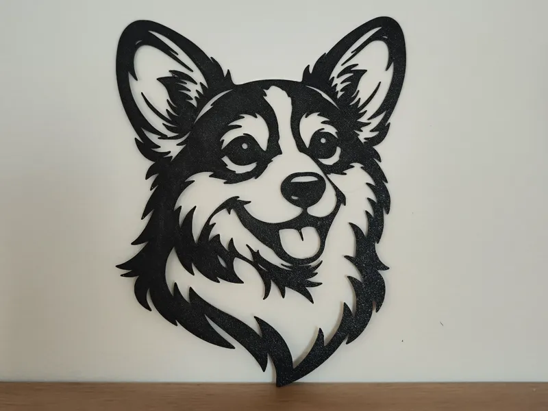 Welsh Corgi dog head