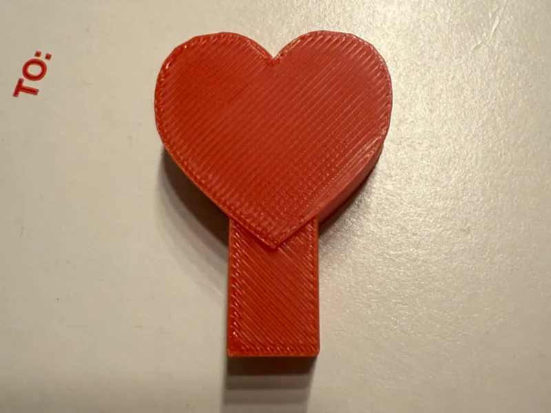 Heart Pencil Topper