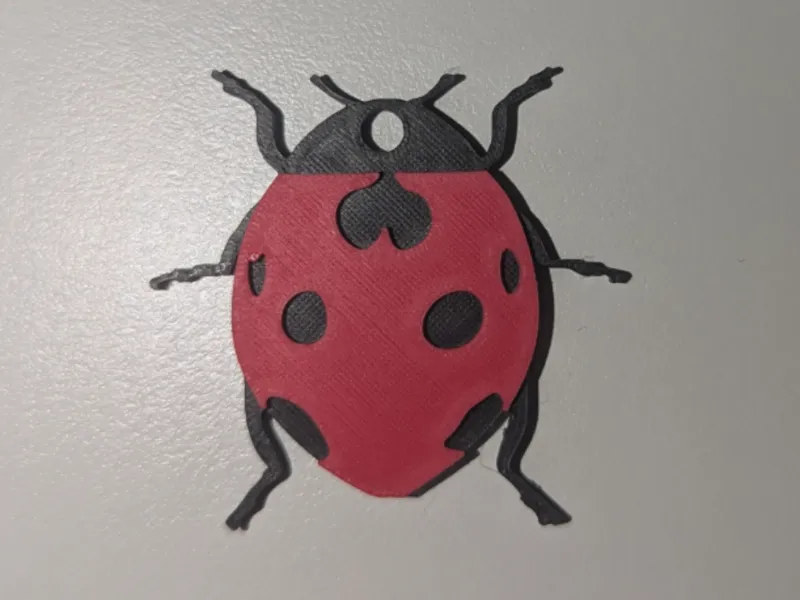 Ladybug keychain