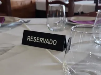 dinner reserved plate
