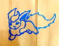 Silhouette murale décorative Flareon — photo 2