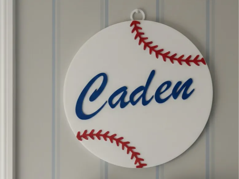 Personalized Baseball Sign