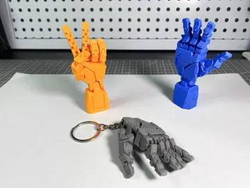 Accesorio para impresora 3D: One‑piece printed super mini robotic palm-movable — vista de referencia 4