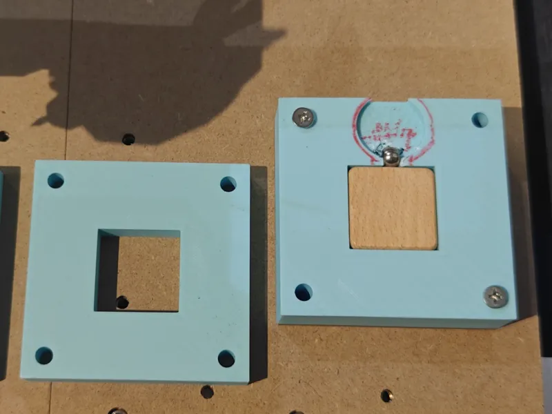 clamp a vis a 8cm d'entraxe pour cnc 4040 genmitsu