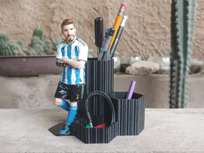 Penholder Lionel Messi Desk Organizer