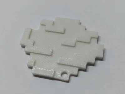 Wind Charge  Minecraft Keychain