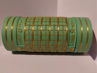 Letter Ring in Rellanic script for Cees Cryptex