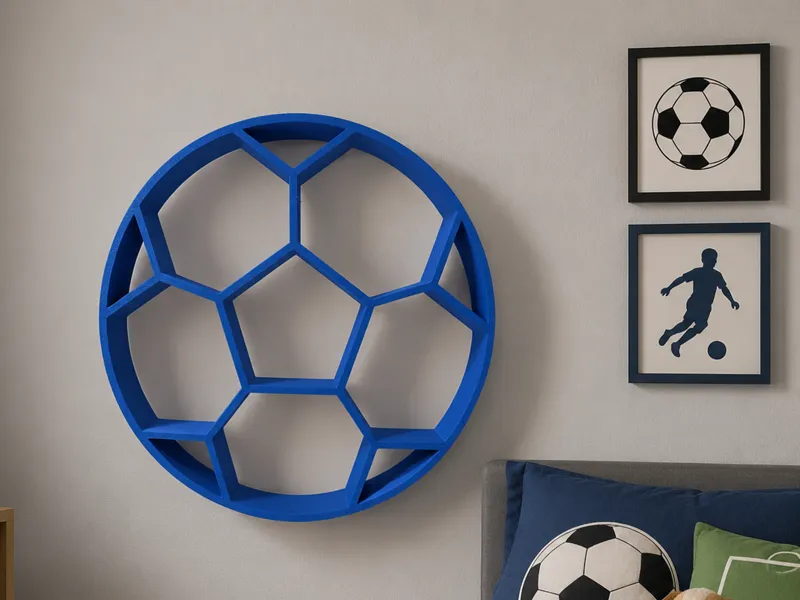 Soccer Ball Kids Shelf - Scalable