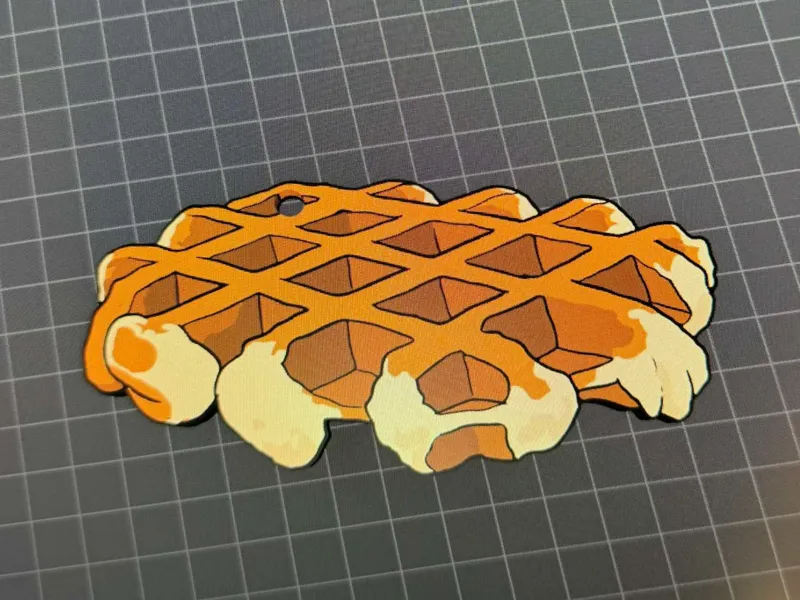 belgian waffle Keychain