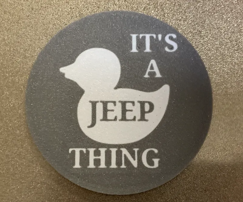 It's a Jeep thing coaster