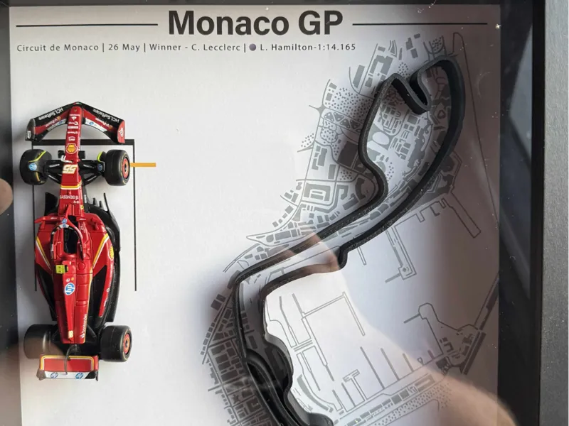 Monaco GP racetrack