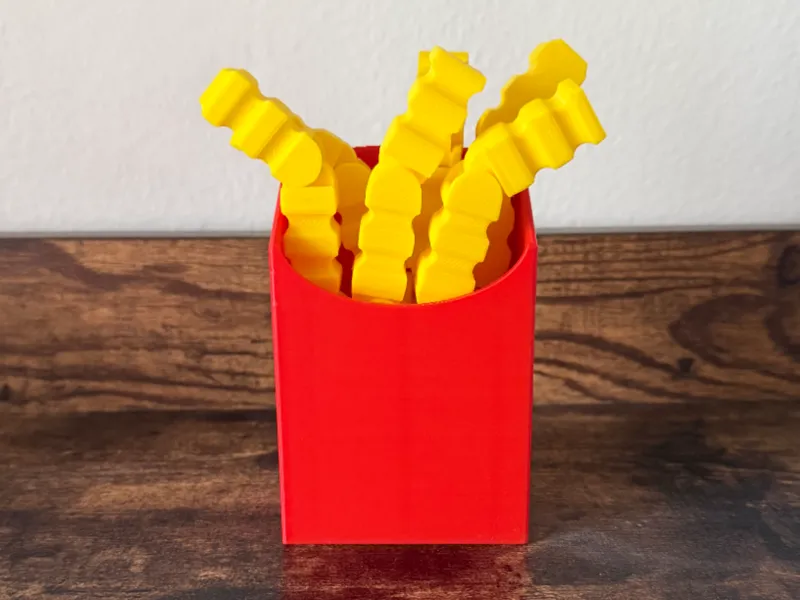 Flexi fidget fries and box