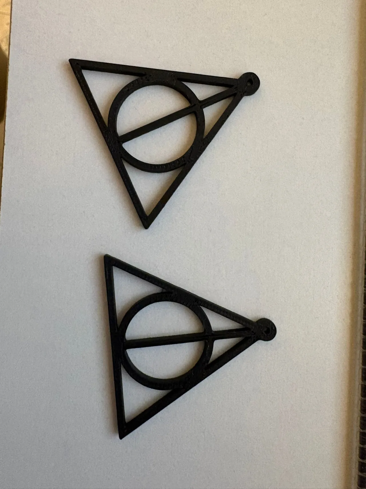 Deathly Hallows Set | Earrings & Keychain view 3