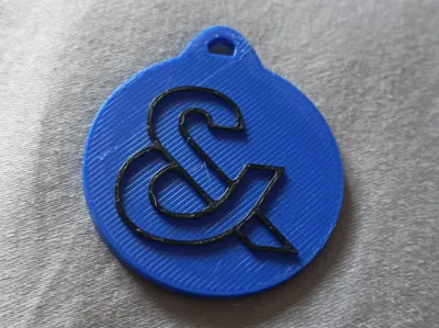 Keychain with logo