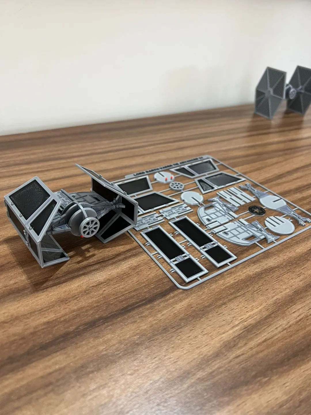 Darth V. Tie Advanced X1 Kit Card view 2