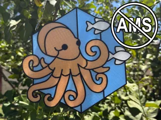 Octopus Stained Glass - No AMS Required!