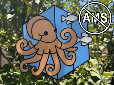 Octopus Stained Glass - No AMS Required!