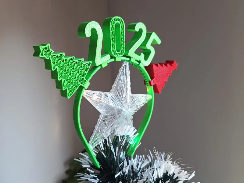 New year’s 2025 hair band EDITABLE