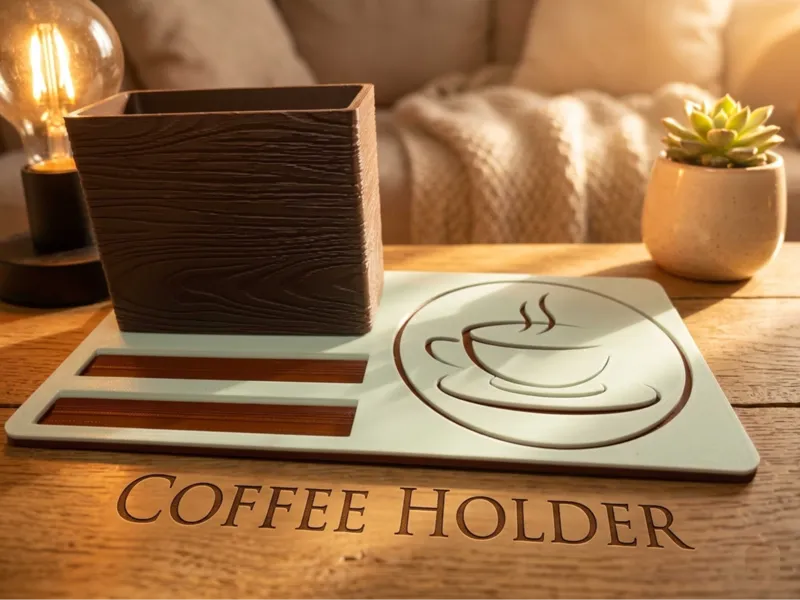 Porta taza + porta celular