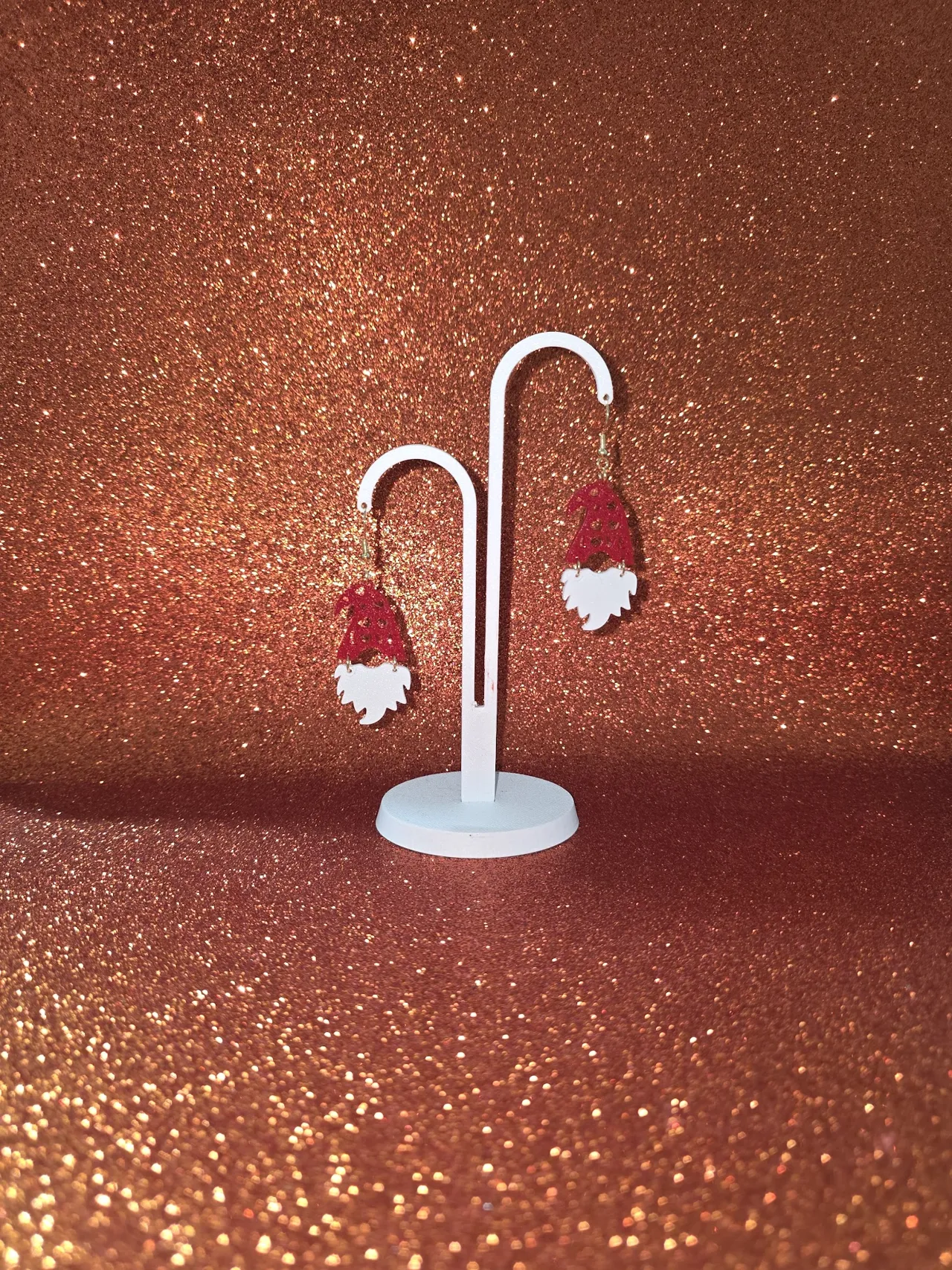Gnome love earrings view 3