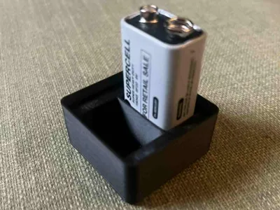 Gridfinity 1x1 for 9V Battery