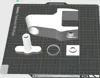 【Clamp】If the desktop thickness is greater than 2cm, just choose short screws. (Choose one of two clamp types)